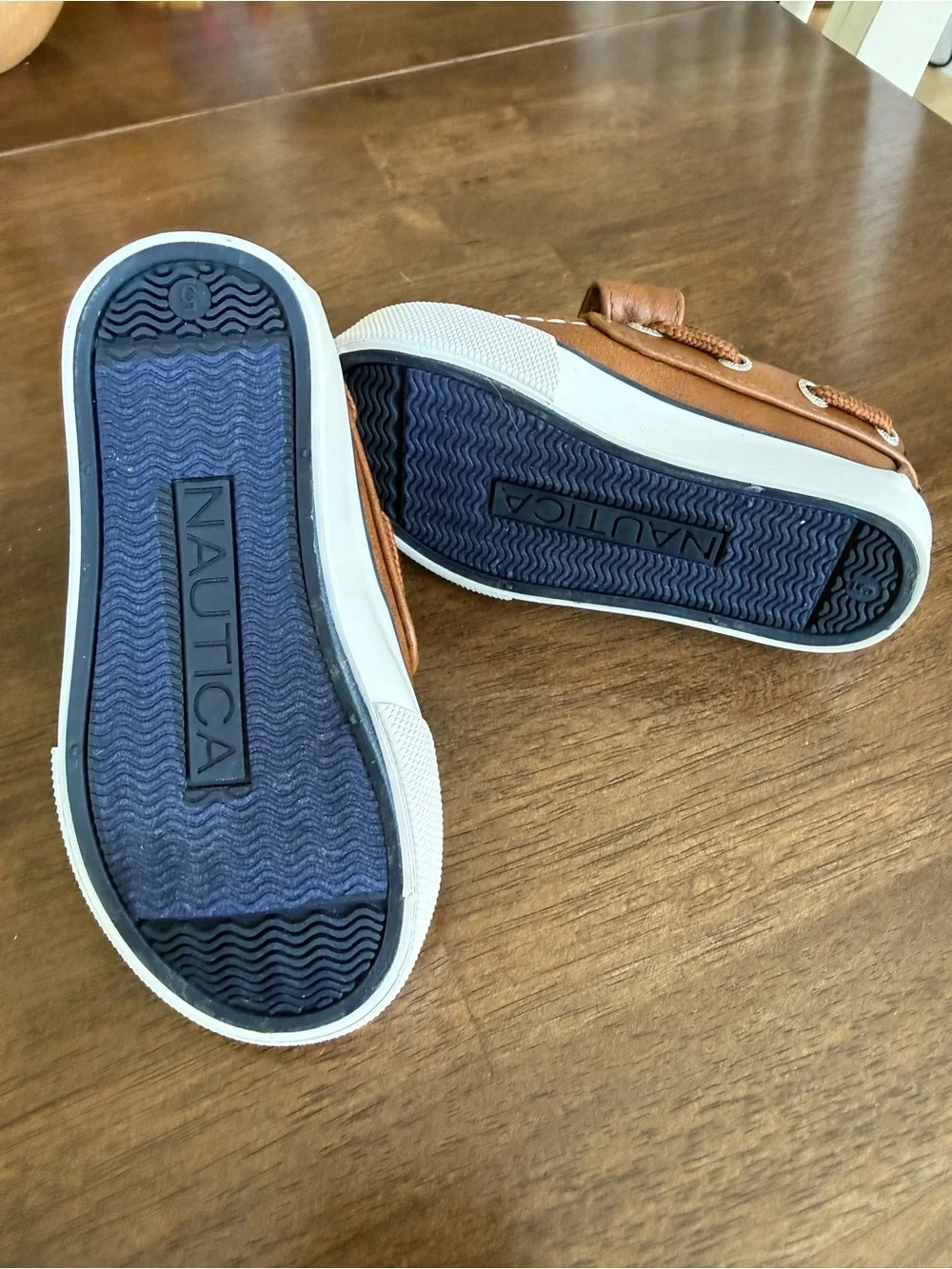 Nautica Boys Brown Boat Shoes